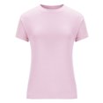 thumbnail image 4 of Yuyuzo Hauts de Sortie pour Femmes T-Shirts à Manches Courtes Col Ras du Cou Extensibles Ajustés T-Shirts Basiques Haut, 4 of 6