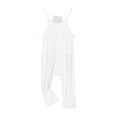 thumbnail image 3 of Full Length Pants Overalls, Girls Casual Jumpsuits Sleeveless Summer Rompers Long Pants With Pockets For 5-14 Years, 3 of 6