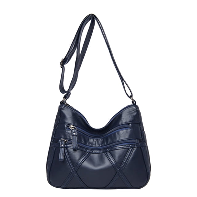 Small Crossbody Bag Soft Leather Shoulder Bag, Mother Bag, Women's Multi Compartment Crossbody Bag, Large Capacity Soft Leather Bag Small Shoulder Bag