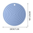 thumbnail image 3 of RXIRUCGD Large Tableware Mat Cup Mat Bowl Mat Dining Table Mat Vegetable Mat Dining Mat Insulation Mat Mat Dining Mat Table Mat Bowl Mat 18CM, 3 of 4