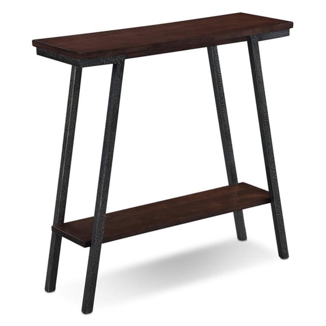 Bowery Hill Console Table in Walnut and Foundry Bronze