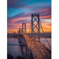 thumbnail image 1 of Qisvanset Serene Lake Sunset Pier Canvas Print 12x16 Inch Kitchen Wall Art, 1 of 8
