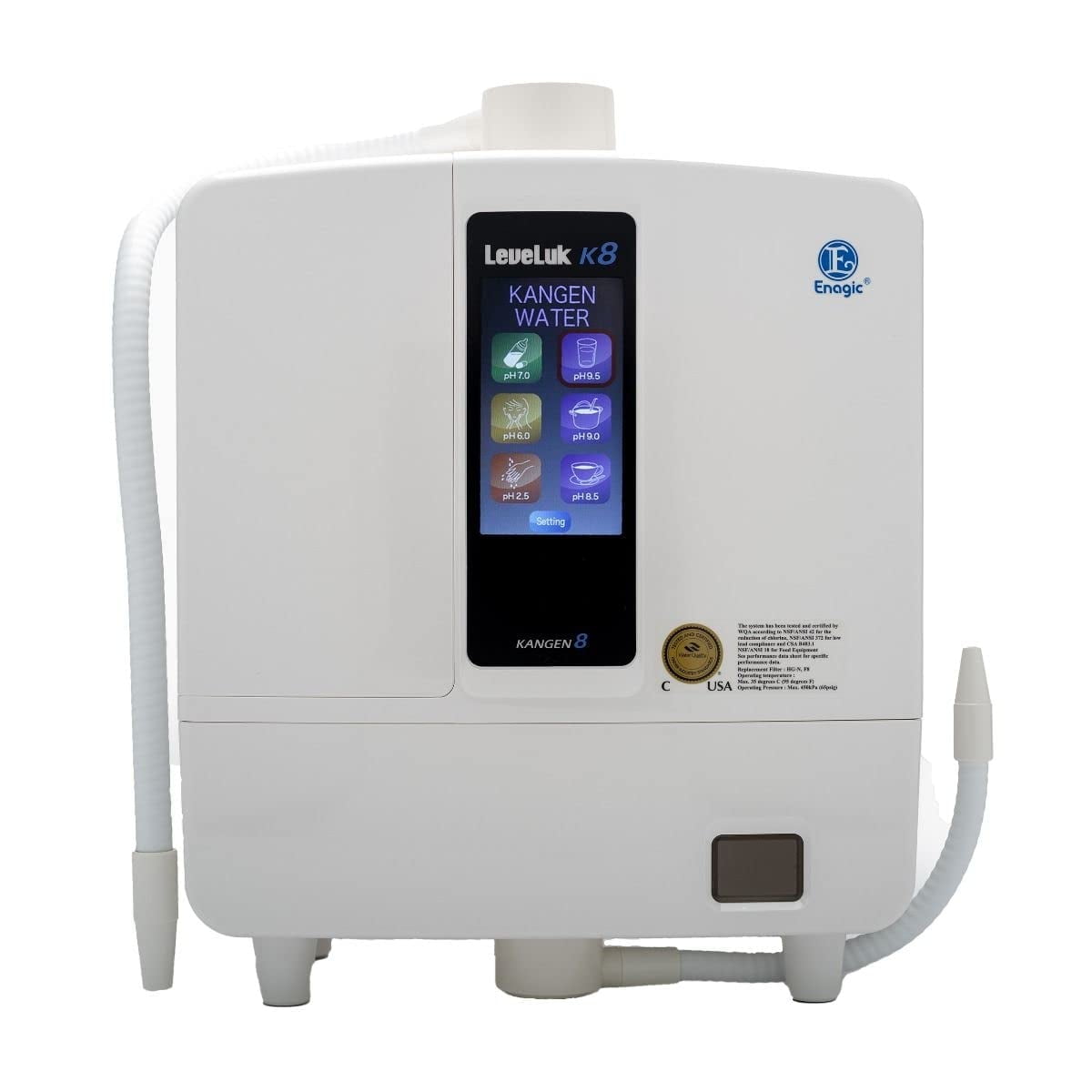 浄水器・整水器 Engagic Leveluk K8 Kangen Water Enagic Leveluk K8 Kangen Water Machine - Walmart.ca