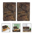 thumbnail image 2 of 2 Pcs Planches de Fond pour Aquarium Réservoir de Tortue Planches de Fond pour Terrarium, 2 of 8