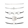 thumbnail image 2 of MesaSe Stackable Bracelets Multilayer Boho Bracelet Sets Beads Metal Chain Rope Adjustabl Bracelets For Women Elastic Rope Charm Bangle Bracelet Best Women Teen Girls, 2 of 6