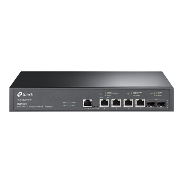 TP-Link JetStream TL-SX3206HPP V1 - Switch - L2+ - managed - desktop, rack-mountable - PoE++ (200 W)