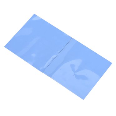 Thermal Conductive Silicone Pad Heatsink Cooling Thermal Conductive Silicone Pad Blue Silica Gel 2Pcs 100Mm X 100Mm X 1Mm Cpu Chip Heatsink Cooling Thermal Conductive Silicone Pad