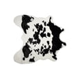 thumbnail image 1 of H-Luxe Faux Fur Cowhide Rug, 1 of 3