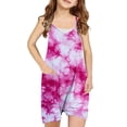 thumbnail image 1 of LSLJS Girls Summer Sleeveless Casual Romper Spaghetti Strap Shorts Jumpsuit With Pockets, Girls' Jumpsuits & Rompers Summer Clothes, 1 of 5