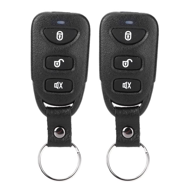 Kit de Commande à Distance du Système d'Entrée Sans Clé de Verrouillage de Porte Centrale de Voiture Universelle