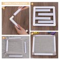thumbnail image 3 of Unique Bargains Embroidery Hoops Frame Reusable Square Rectangle Plastic Clip Frame Embroidery Hoop for Art Craft Sewing(17 x 17 Inch), 3 of 6