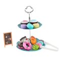thumbnail image 2 of HILABEE Unique Pretend Play Teaset Interactive Toys Teapot Playset Dessert Tea Party Set A, 2 of 9
