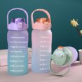 thumbnail image 2 of Yeacher 2L Water Bottle with Marker Straw Handle Leakproof Large Capacity Water Bottle Reusable Water, 2 of 8