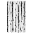 thumbnail image 4 of Mainstays Waterproof PEVA Woodland Shower Curtain or Liner, 70” x 72”, Black and White, 4 of 5