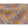 thumbnail image 4 of oneOone Viscose Jersey Fabric Diamond|Triangle & Check Geometric Print Fabric By The Yard 60 Inches Wide, 4 of 5
