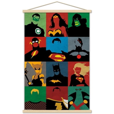 DC Comics - Justice League - Minimalist Wall Poster, 22.375" x 34"