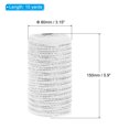 thumbnail image 2 of Unique Bargains 2pcs Decorative Mesh, 5.9in x 10 Yard Mesh Ribbon Roll Foil Metallic for Christmas Tree Decoration, Silver, 2 of 6