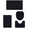 thumbnail image 2 of sdhkgrrt under $5 Bath Mat Set, Foam Bath Mat 4 Set Complete,Bathroom Rugs for 4 Pieces Toilet Mats,Universal Soft Comfortable Water Absorption,Non-Slip Thick Machine Washable,Full Bathroom Mat, 2 of 9