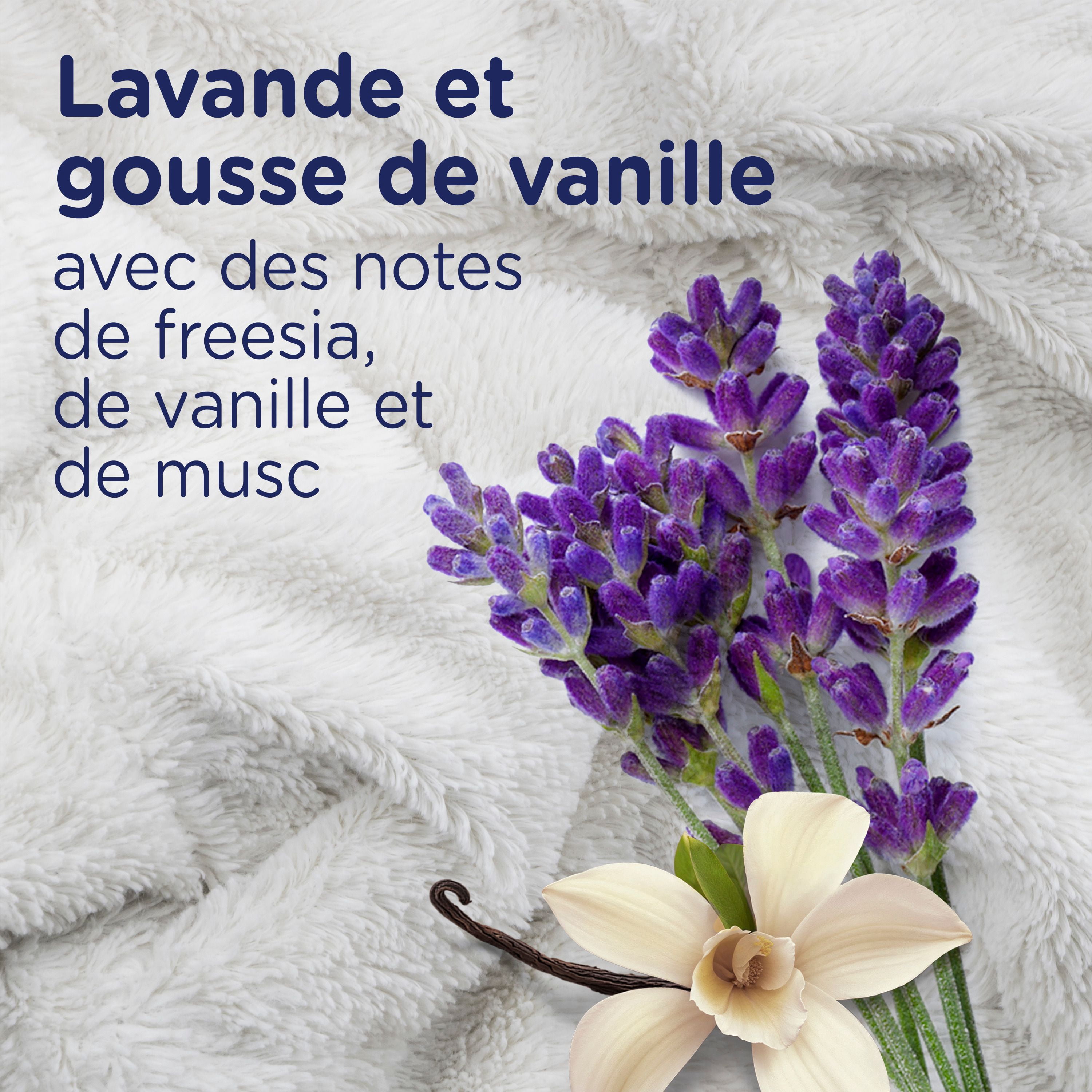 Downy Assouplissant Textile Liquide Ultra Doux Plus Frais, Calme, Lavande et Gousse de Vanille, Downy Assouplissant Textile, Assouplissant à Lessive 138WL