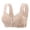 Khaki, variant on Comfortable Large Cup Casual Home Wear Bra for Everyday Comfort and Support Without Underwire Fashion Back Shine