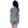 thumbnail image 3 of Moomaya Pyjama en Coton pour Femmes, Ensemble de Nuit 2 Pcs avec Shorts, Ensembles de Pyjama avec Shorts, 3 of 7