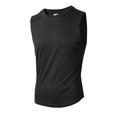 thumbnail image 4 of EOYWHK Men's Tank Tops Quick Drying Breathable Solid Color Muscle Shirts Sleeveless Crew Neck Lounge Tops for Gym Fitness, 4 of 9