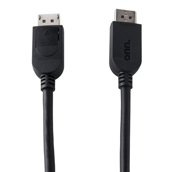 onn. 6 FT./1.8 m Full HD Video, High-Resolution DisplayPort to HDMI Cable