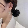 thumbnail image 4 of Cross Curved Earrings,Wear Crossed Earrings At The Front And Back, 4 of 9
