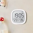 thumbnail image 4 of EGNMCR Halloween Ornaments LCD Screen Concise Clock Multifunctional Temperature Electronic Clock Humidity Electronic Clock Magnetic Suction Alarm Clock Slim Electronic Alarm Clock Alarm clock, 4 of 6