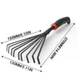 thumbnail image 3 of Yhmxh The Ergonomic Handle Rake For Gardening Is Used For Withered Leaves And Loosening Making It For Maintaining Elevated Gardens, 3 of 5