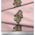 thumbnail image 3 of Soimoi Rayon Fabric Leaves & Floral Block Print Fabric by The Yard 42 Inch Wide, 3 of 3