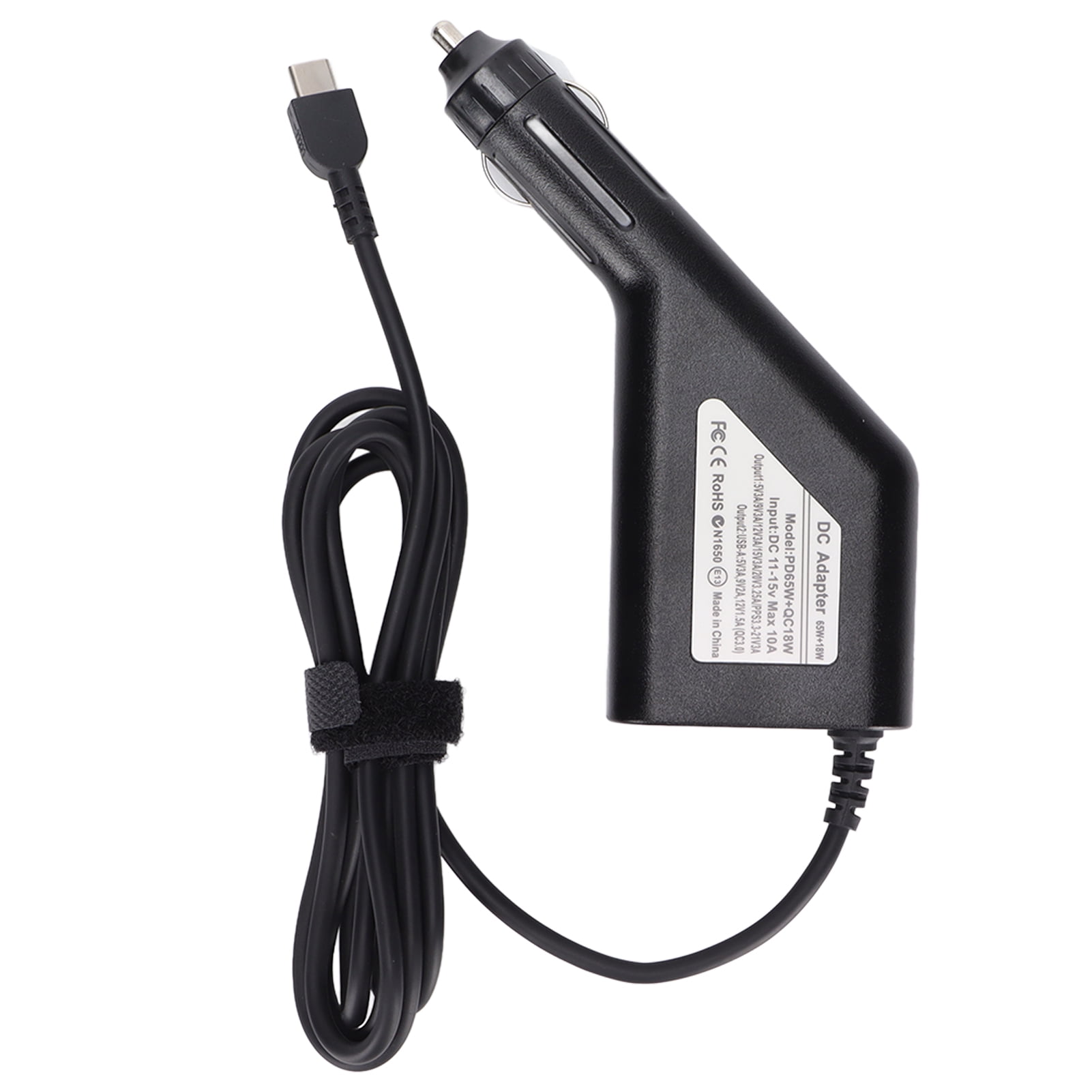 FAGINEY Car Adapter Multiple Protection Functions Smart Chip PD65W QC18W Fast Charging Laptop DC Car Charger For SUVs ATVs RVs,Car Charging Adapter,Laptop DC Car Charger