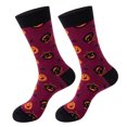 thumbnail image 1 of FhsagQ Socks Womens Socks Robe Socks for Women Girls Bats Print Colorful Pattern Novelty Cute Womens Socks Robe Socks for Women Role Play Purple One Size, 1 of 7
