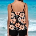 thumbnail image 2 of UPPADA Womens 2 Piece Tankinis Swimsuit Floral Print Tank Swim Top with Bottom Spaghetti Straps 2pc Tummy Control Bathing Suits Modest Swimwear 2 Piece Swim Suits Multicolor,2xl, 2 of 3