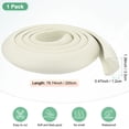 thumbnail image 3 of Uxcell 1 Pack Corner Guards Edge Protectors 6.5 Ft L-Shape for Furniture Pure White, 3 of 6