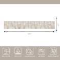 thumbnail image 2 of Modern Abstract 3x20 Washable Rugs - Long Hallway Runner Rug 20 ft with Non Slip Rubber Backing Low Pile Carpet for Kitchen Entryway Living Room Indoor Home Decor Floor Mat for Stair 3x20 Beige, 2 of 8