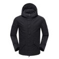 thumbnail image 1 of RKSTN Jackets for Men Fall Fashion Winter Solid Color Design With Zippered Pockets And Long Sleeved Hooded Casual Jacket Mens Coats, 1 of 2
