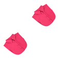 thumbnail image 4 of QualitChoice Simple Design Solid Color False Collar Formal Fashion Chiffon Fake Half Shirt Decorative Detachable Lapel Clothing Decor Rose Red Point 2PCS, 4 of 6