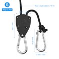 thumbnail image 3 of Graflsoa 20-Piece Heavy-Duty Adjustable Rope Pulley Set with 75lb Capacity, 200cm Nylon Rope, Aluminum Carabiners for Multi-Purpose Use, 3 of 6
