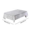 thumbnail image 3 of Amzcrzy Polyester Tables Cover Table Cloths with Fringe Decorative Cover Sofa Cover for Tables 55X55 Inch Washable Table Cover Sqaure Table Cloth for Wedding Party Machines Washable, 3 of 7