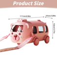 thumbnail image 3 of HAOMONZEN Water Bottle with Cute Cartoon Bus Design Removable Fun Toy Water Bottle with Adjustable Shoulder Strap Is Easy To Carry Suitable for Camping Trips Warehouse Sale, 3 of 8