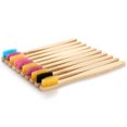 thumbnail image 2 of 4pcs Soft Bristles Bamboo Toothbrushes Eco Friendly Oral Care Tooth Brush for Travel, 2 of 7