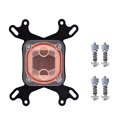 thumbnail image 2 of PC Cooler Red Copper Transparent Cover CPU Waterblock, For  775/ 1150/ 1155/ 1156/ 1366, 2 of 8