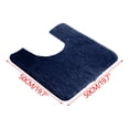 thumbnail image 5 of EQWLJWE Bathroom Rug Mat,Toilet Rugs U Shaped,Water Absorbent and Soft Bath Rug,Luxury Chenille Extra Thick U-Shaped Toilet Rug,Non-Slip Contour Mat for Bathroom Floor,Fluffy Soft,Absorbent Water, 5 of 5