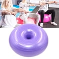 thumbnail image 4 of Yoga Ball Pink Doughnut Shape - Yoga Ball Chair - Balance Trainer - Thicken Anti-Explosion Inflatable Seating Exercise - for Office & Home & Gym, 4 of 5