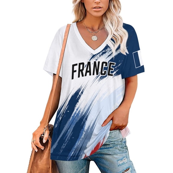 Chandail de Soccer pour Femmes Personnalisé Style Décontracté avec Votre Nom Numéro