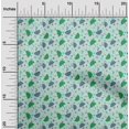 thumbnail image 2 of oneOone Cotton Cambric Light Blue Fabric Autumn Craft Projects Decor Fabric Printed By The Yard 56 Inch Wide, 2 of 4