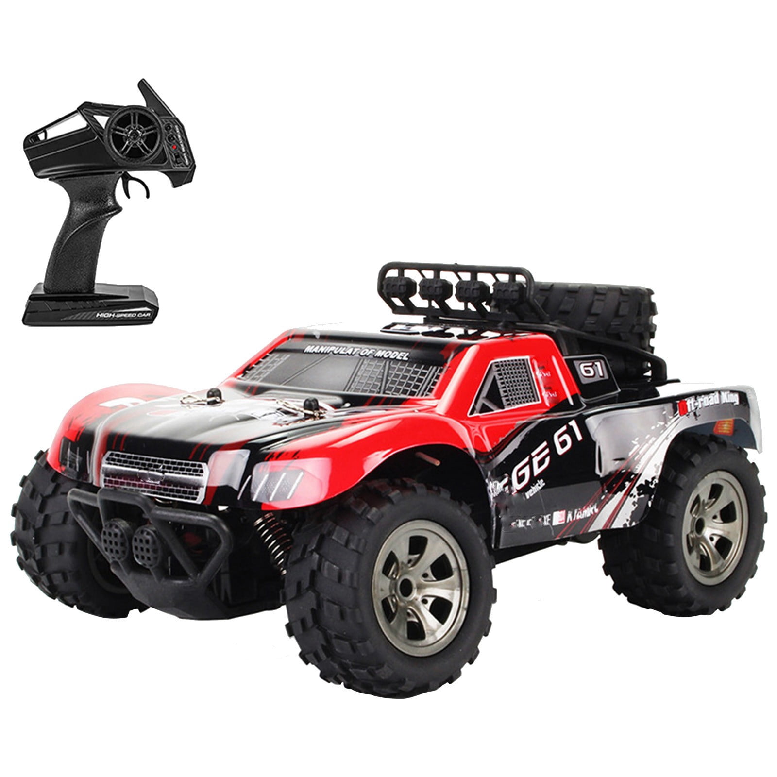 XFGOU Remote control vehicle Toys and Hobbies Off Road Vehicle Remote Control Short Pickup Truck Children's Remote Control Car Toys Remote control car