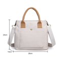 thumbnail image 4 of Canvas Crossbody Bags Large-capacity Shoulder Bag Crossbody Handbag for Shopping, 4 of 10