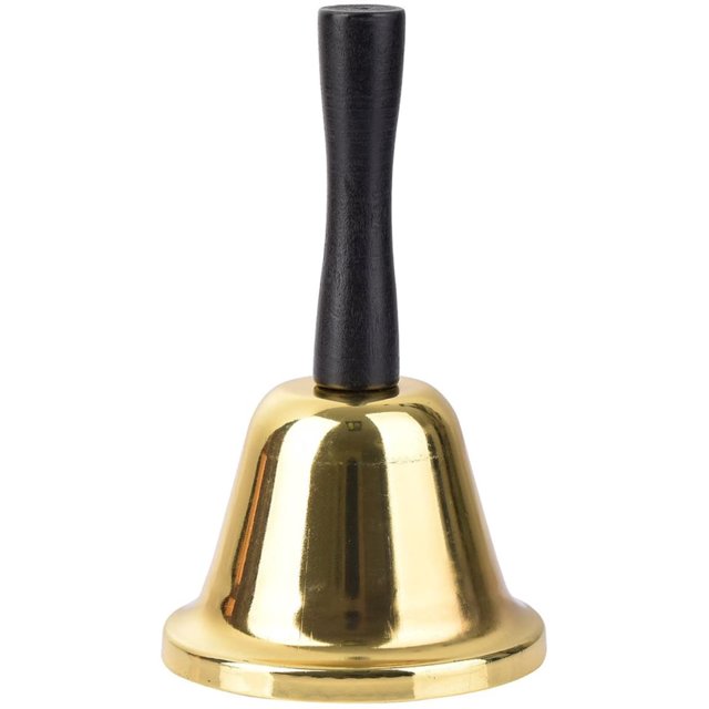 Hand-ringed metal bells in gold imitation Medium 65*120mm